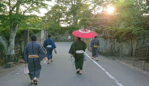 着物で鶴ヶ城へ！